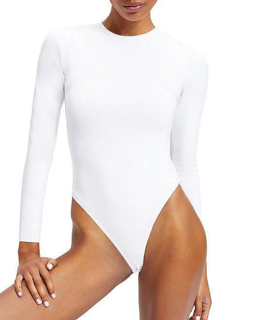 Good American Scuba Crew Neck Long Sleeve Bodysuit Product Image