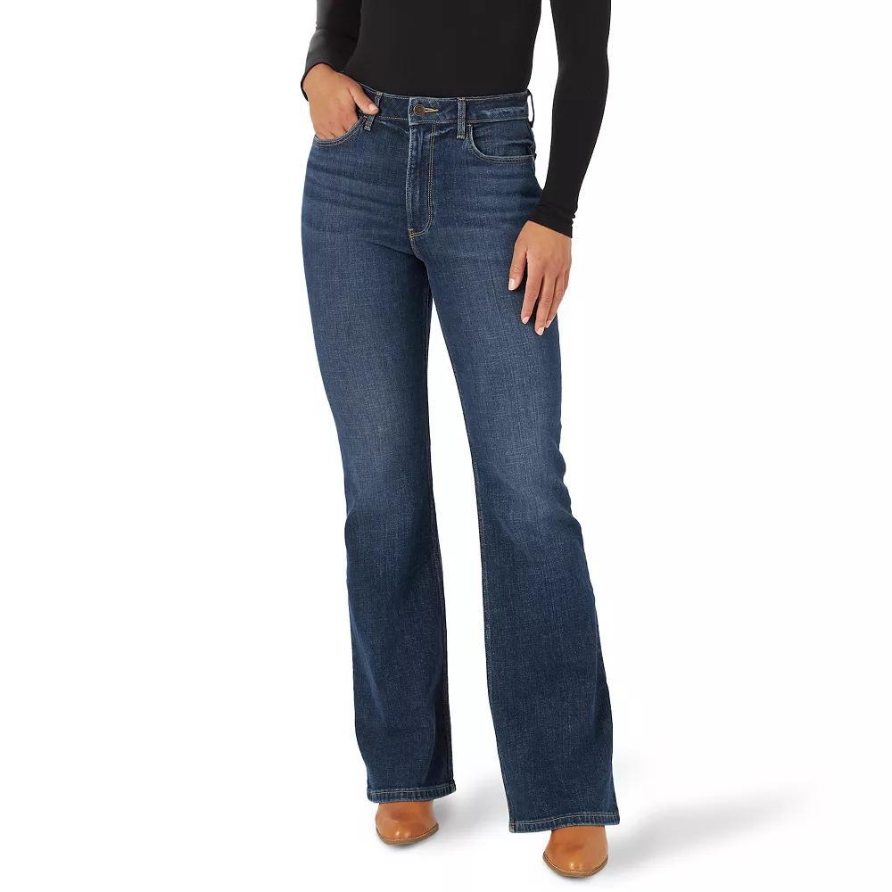 Women's Wrangler Flare Pants, Size: 10X32, Meadow Product Image