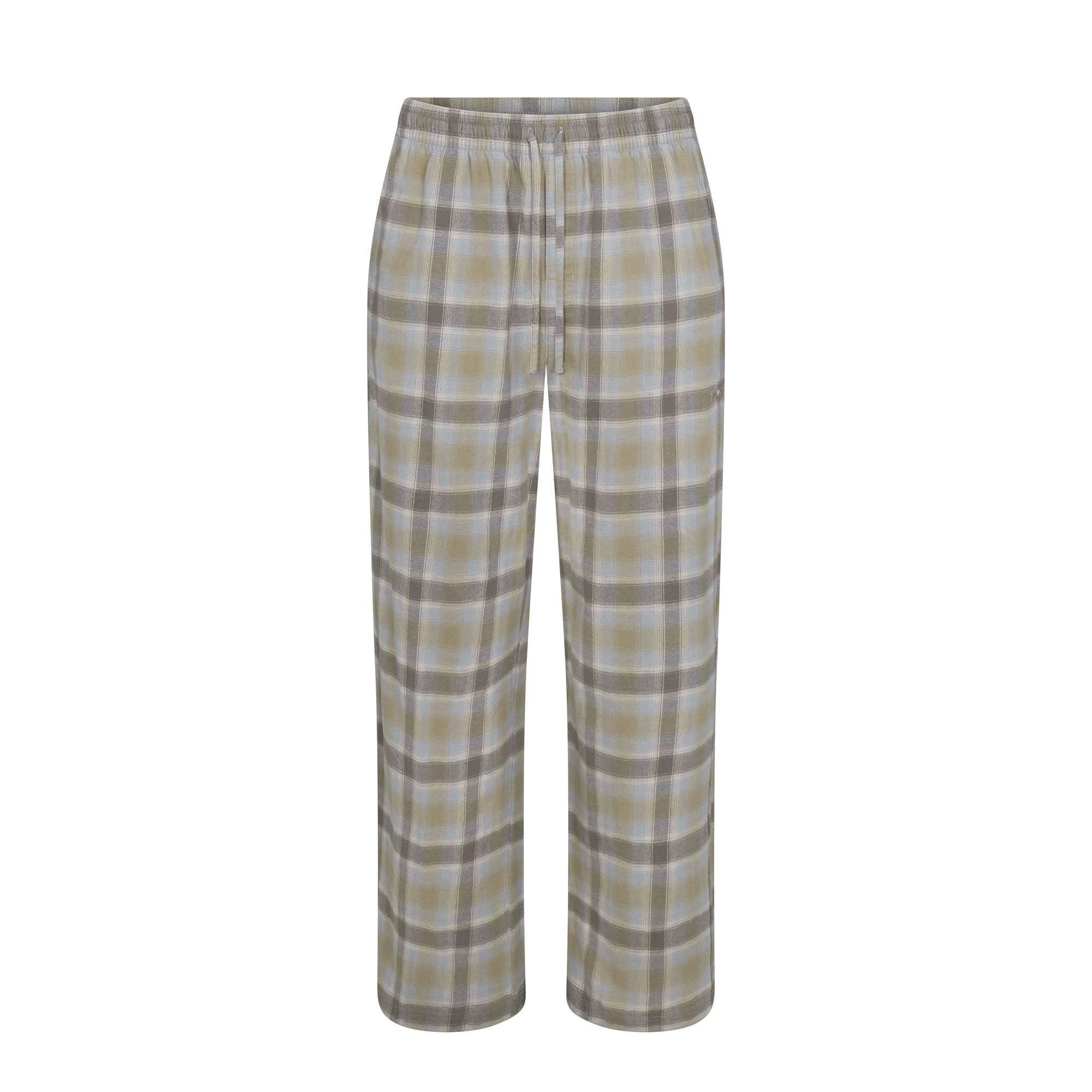 FLANNEL SLEEP MENS PANT | TAUPE PLAID Product Image