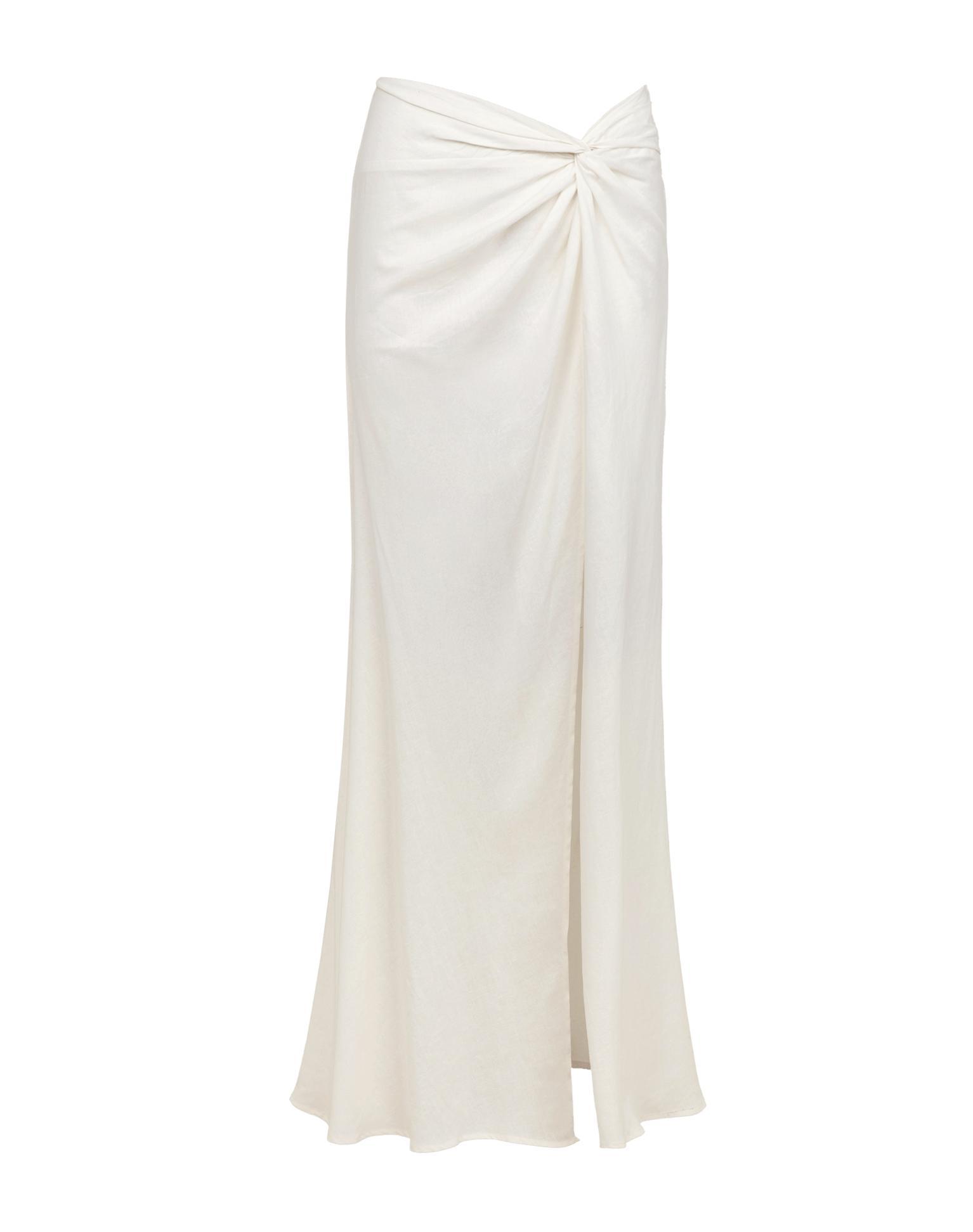 Sirene Long Skirt - Off White Product Image