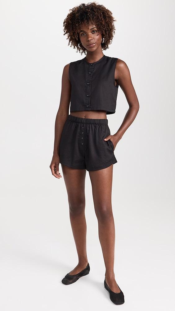 Leset Yoko Crew Neck Vest | Shopbop Product Image