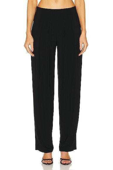 Norma Kamali Low Rise Pleated Trouser Product Image