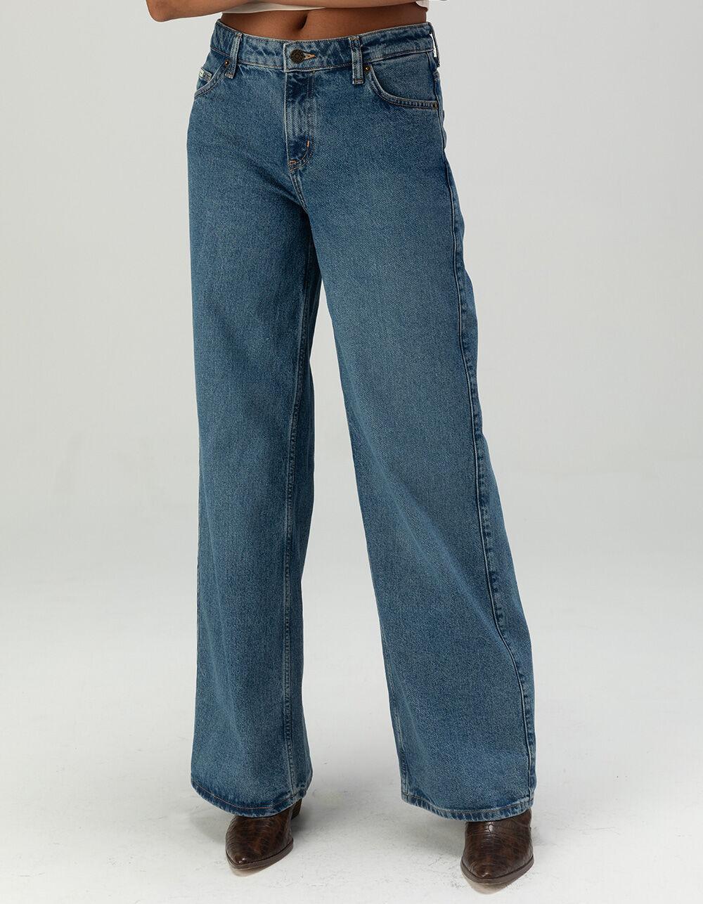 GUESS JEANS G11 Womens Wide Leg Jeans - MEDIUM WASH Product Image