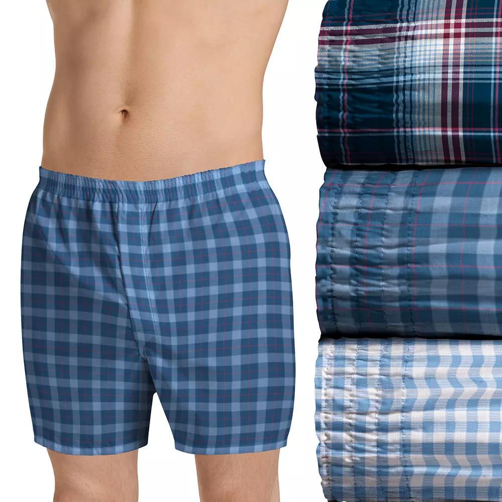 Mens Jockey 3-Pack Classics Full Cut 5 Woven Boxer Product Image