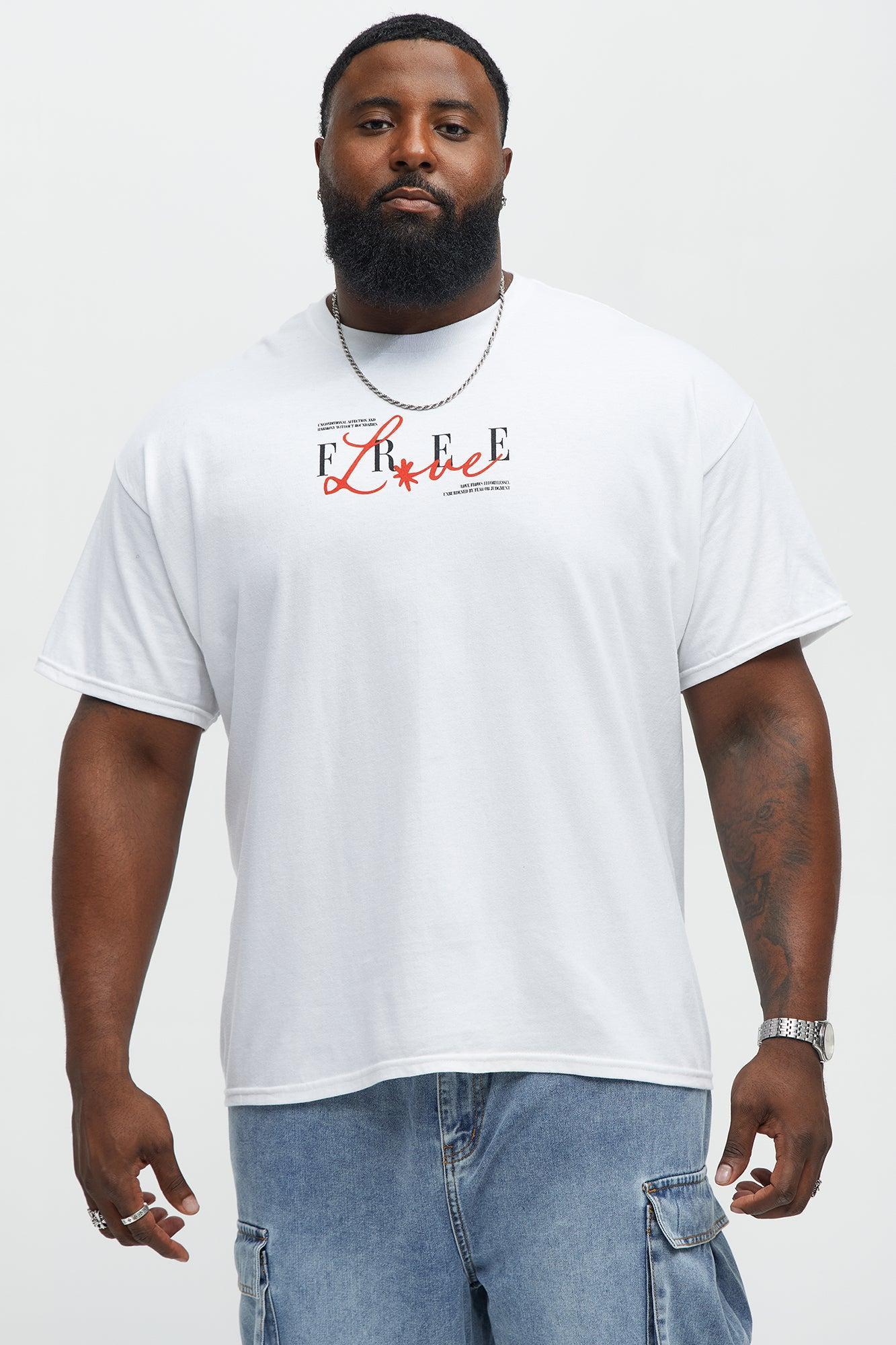 Free Love Dove Short Sleeve Tee - White Male Product Image