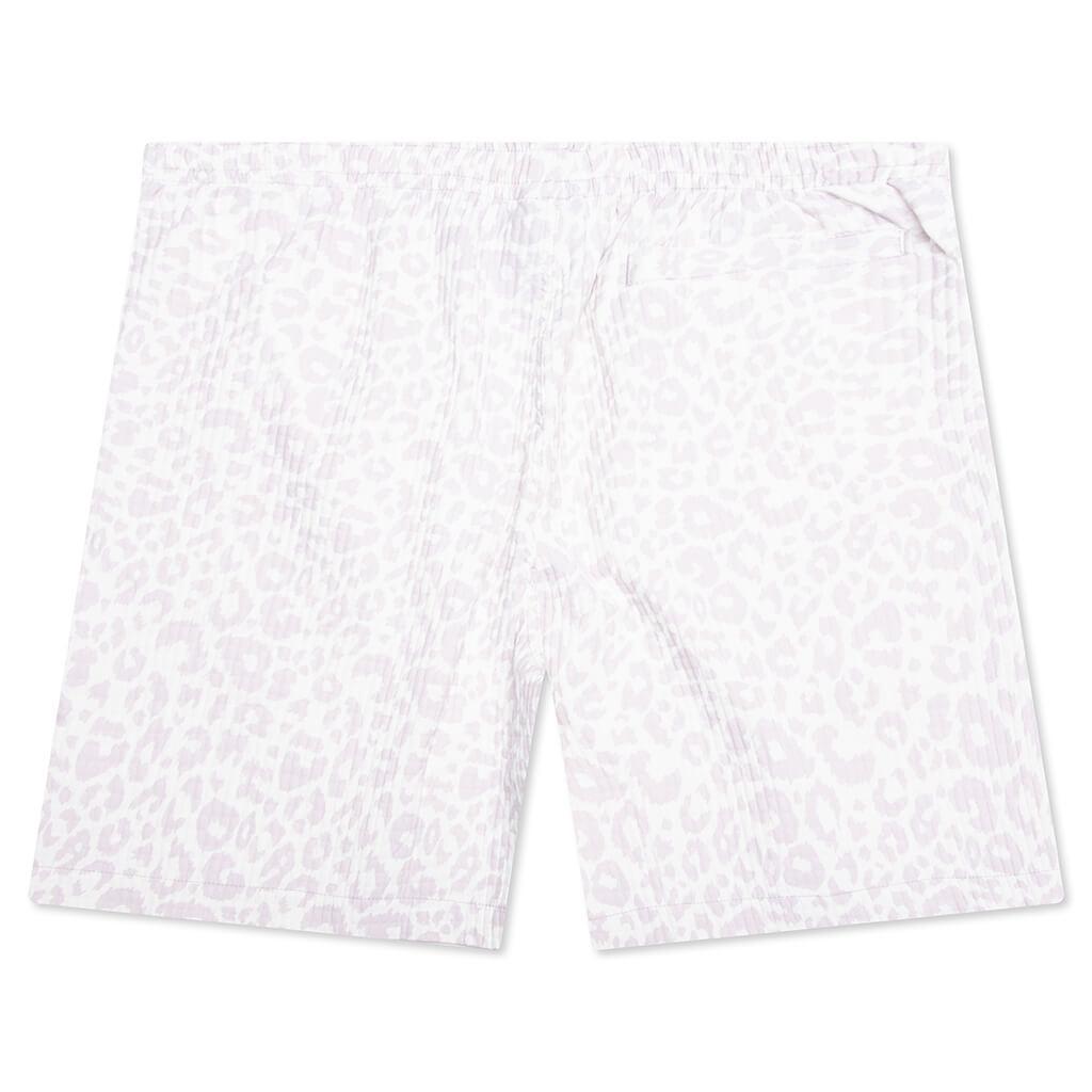 Leopard Active Shorts - Off White Male Product Image