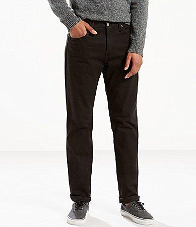 Levi's® Men's 541™ Fit Taper Jeans - Black Denim 42x32: Heavyweight, Mid Rise, Stretch Denim Product Image