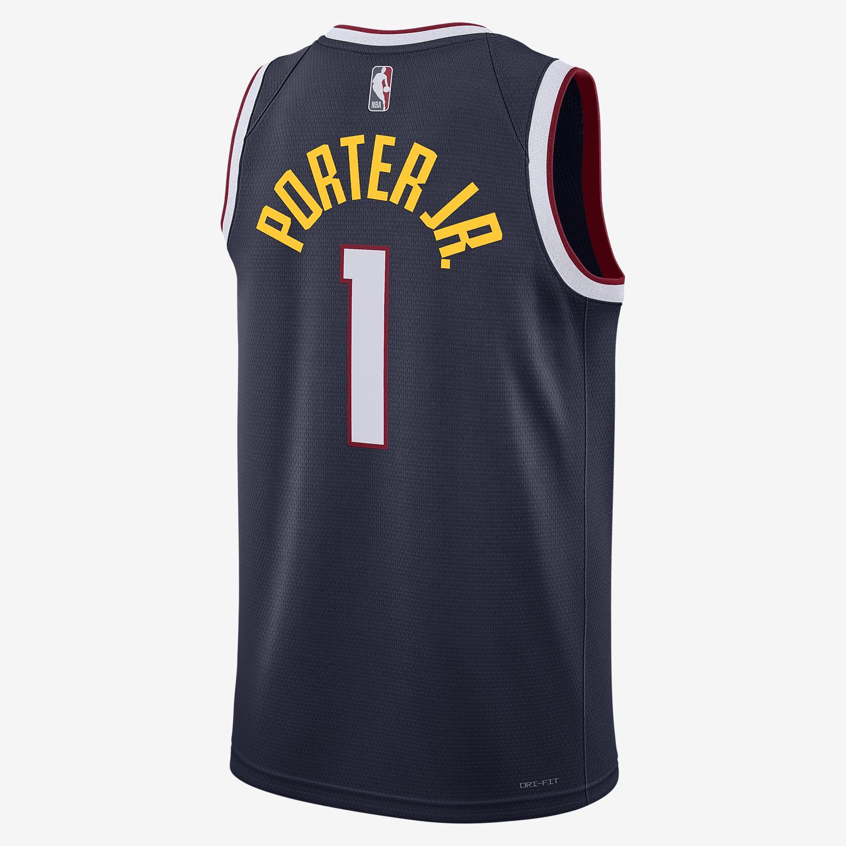 Denver Nuggets Icon Edition 2022/23 Men's Nike Dri-FIT NBA Swingman Jersey Product Image