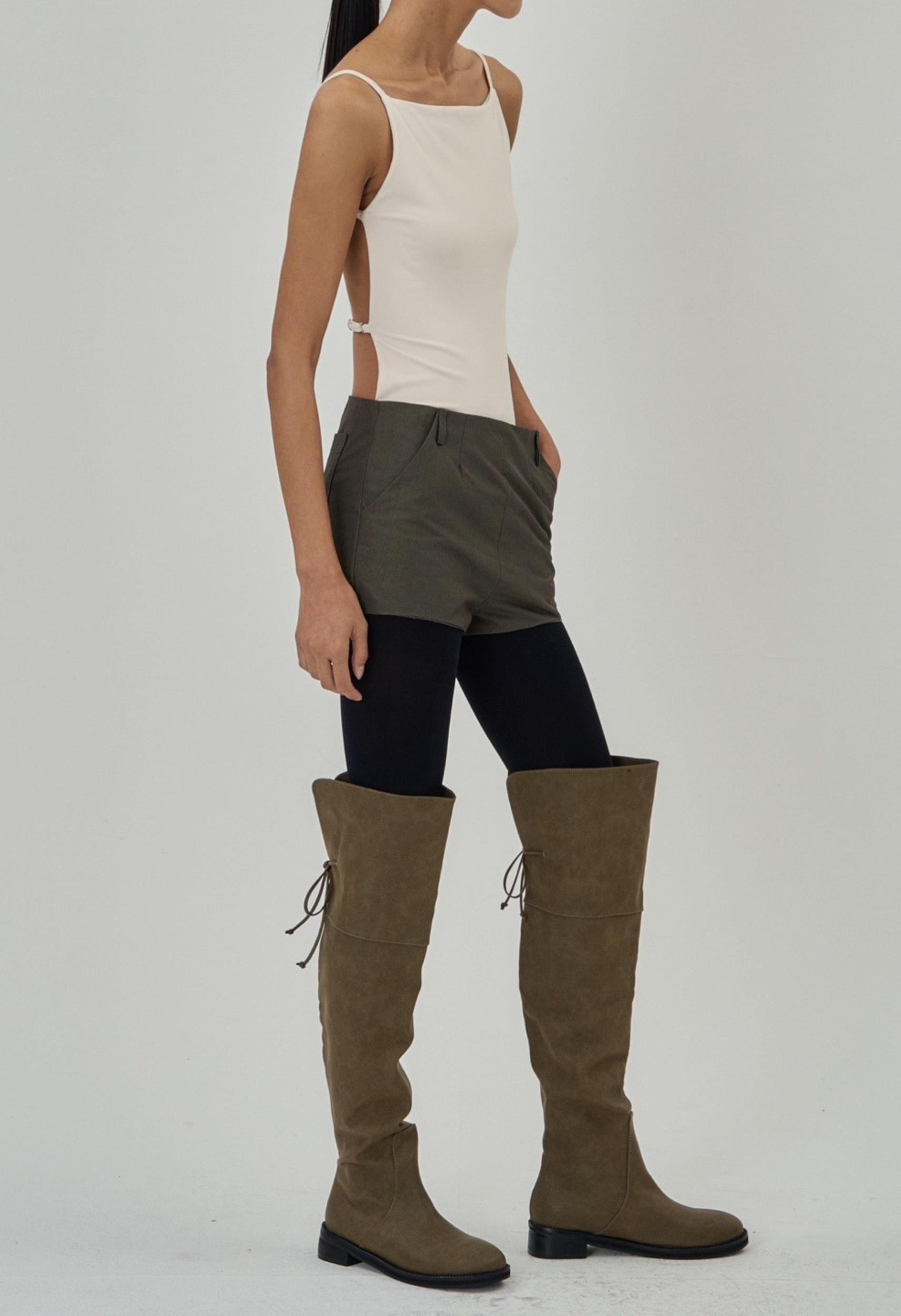 Lila Olive Shorts Product Image