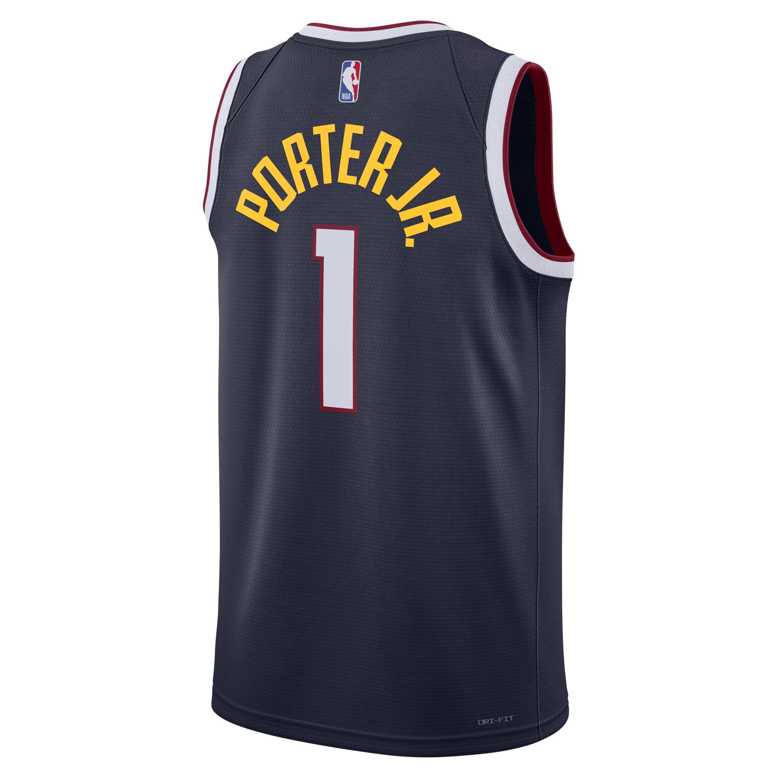 Unisex Nike Michael Porter Jr. Navy Denver Nuggets Swingman Jersey - Association Edition, Adult Unisex, Size: Medium, Nug Blue Product Image