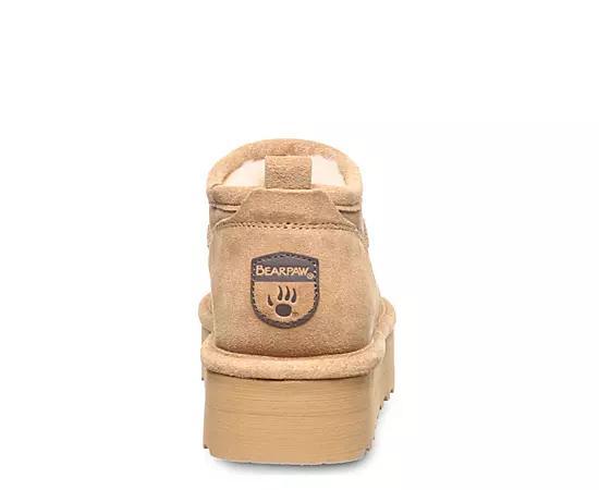 Bearpaw Retro Super Shorty Faux Suede Womens Boots Product Image