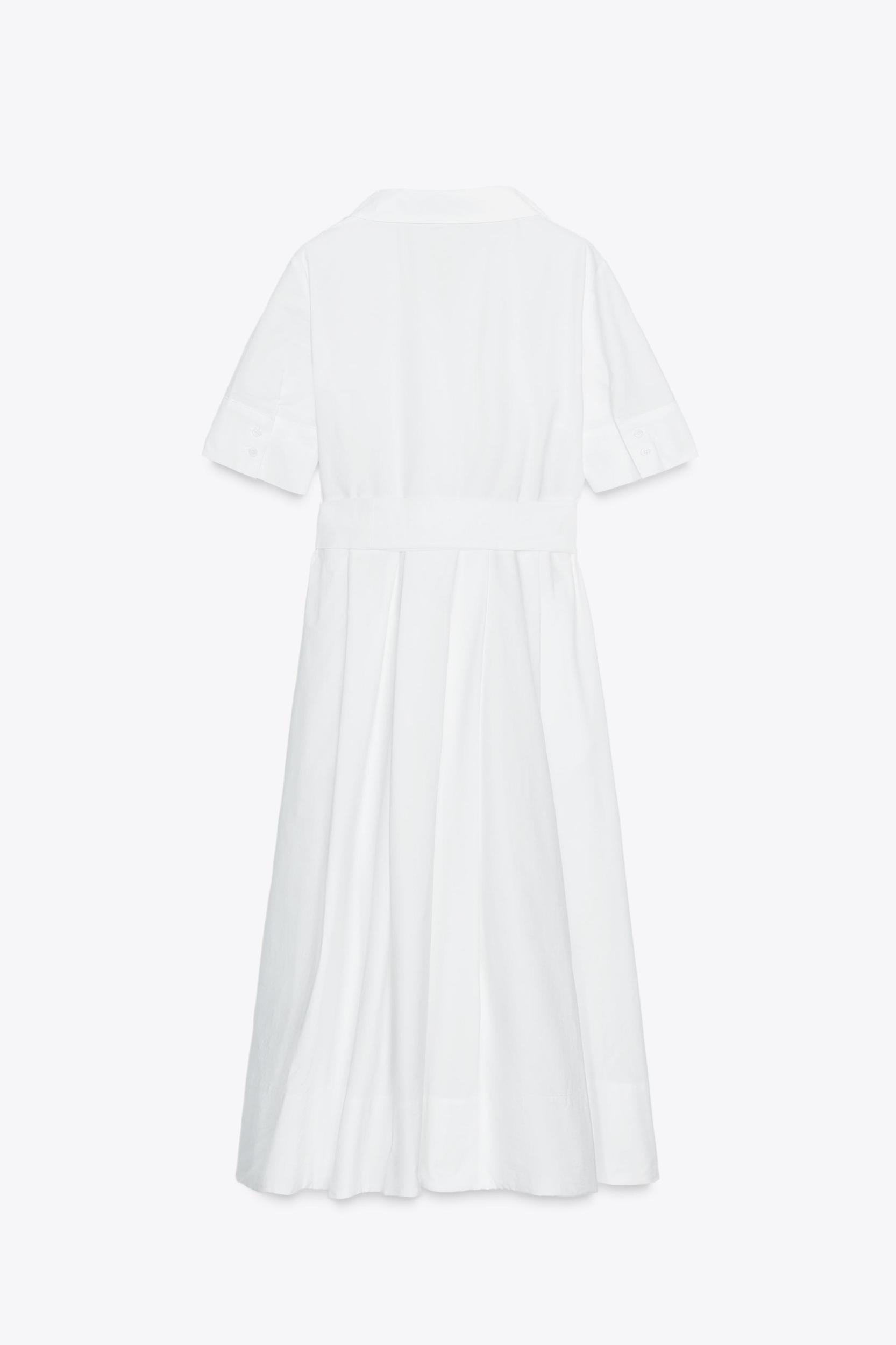 ZW COLLECTION POPLIN MIDI DRESS Product Image