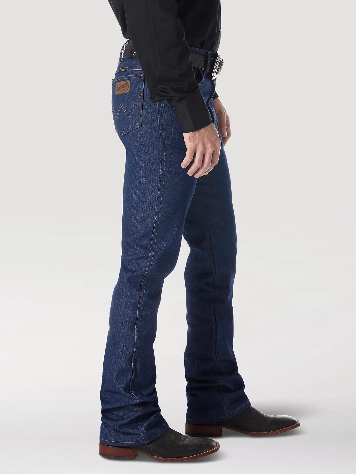 Wrangler® Cowboy Cut® Bootcut Jean Rigid - Slim Fit Jean | Men's JEANS | Wrangler® Product Image