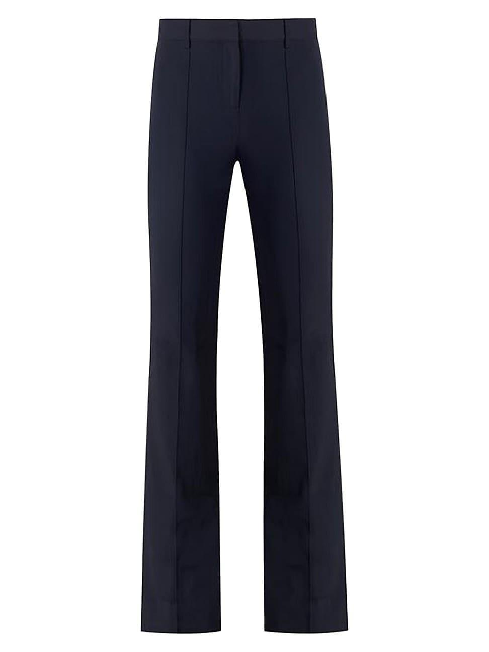 Hibiscus Pintuck Boot-Cut Pants Product Image