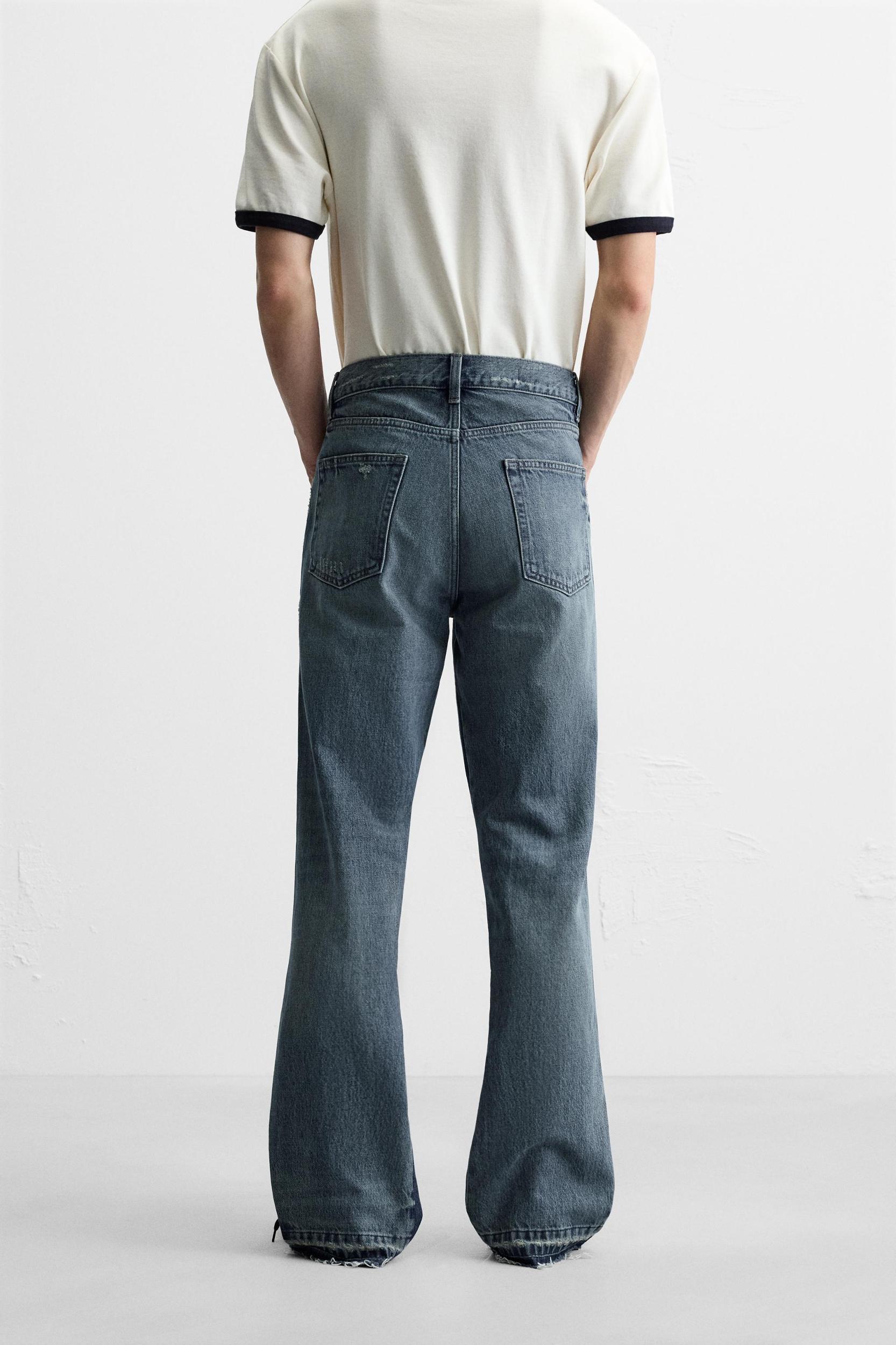 PATCHWORK FLARE FIT JEANS Product Image