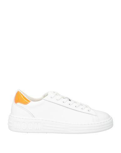 MSGM Woman Sneakers White Size 8 Soft Leather Product Image