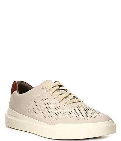 Cole Haan Mens Rally Perforated Leather Sneakers Product Image