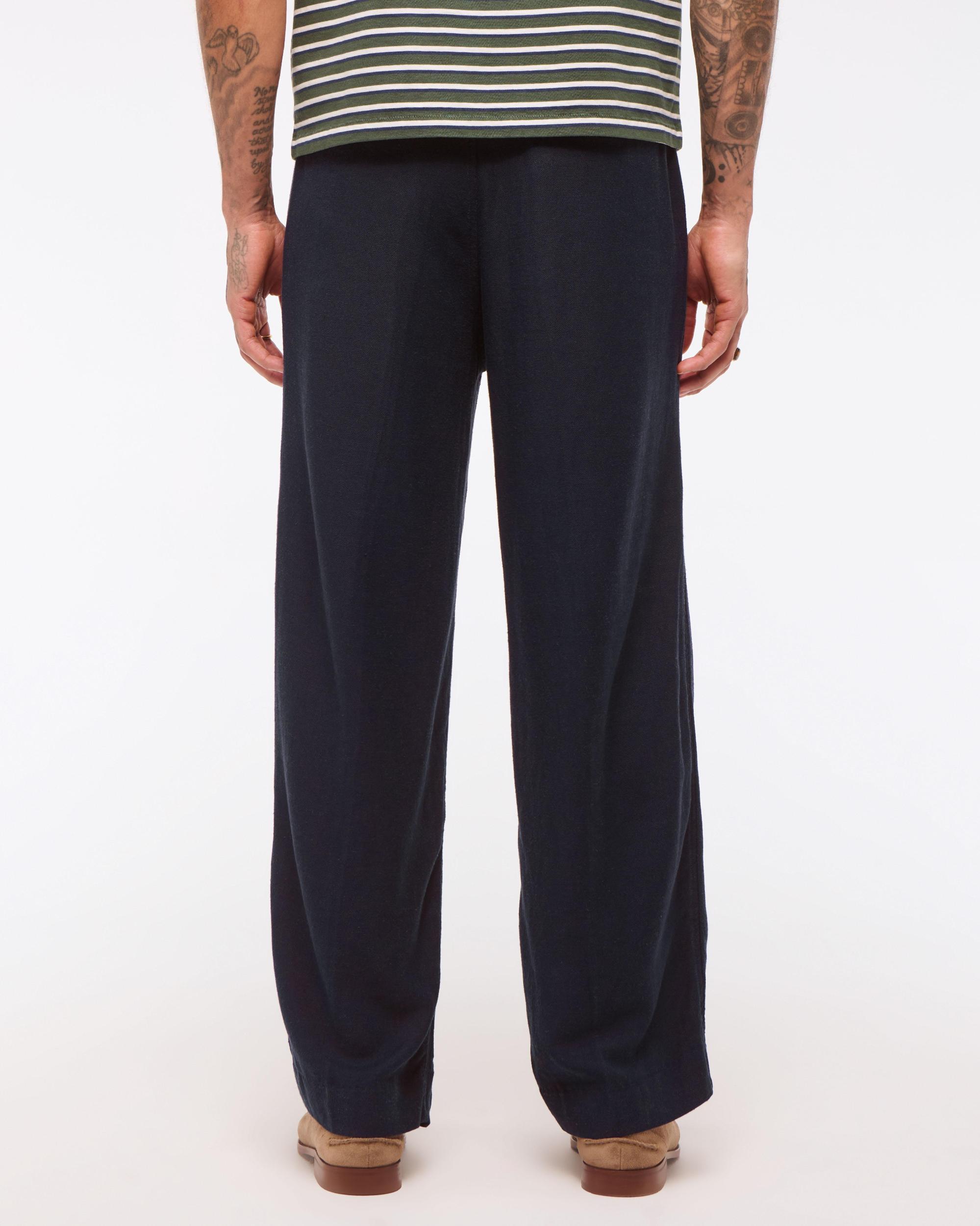 Baggy Tailored Linen-Blend Trouser Product Image