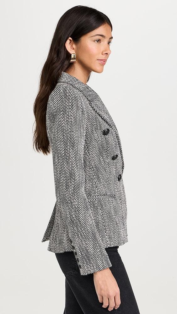 L'AGENCE Marie Double Breasted Blazer | Shopbop Product Image