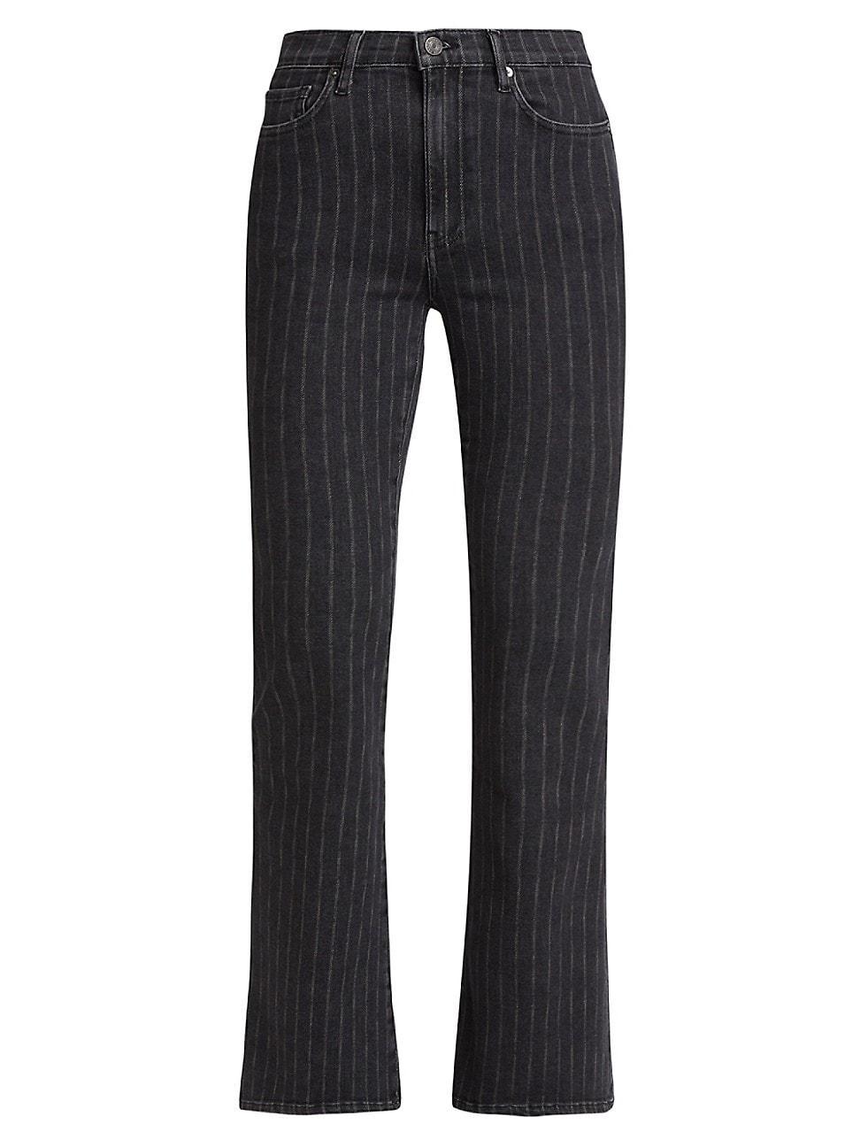 Womens Le High Flare Pinstriped Jeans Product Image