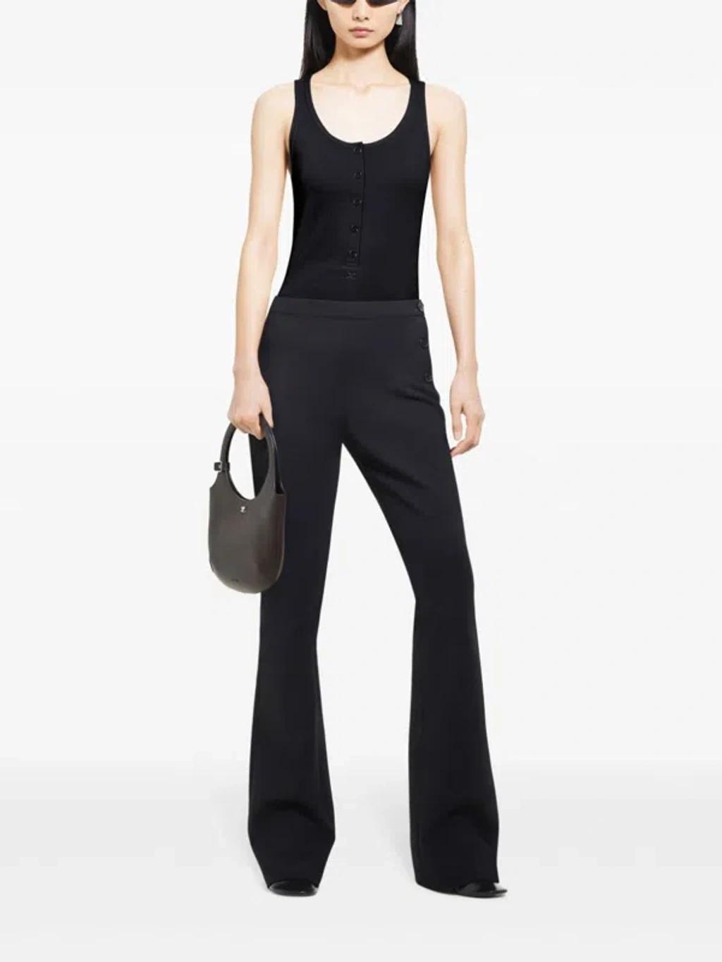 COURRÈGES Courreges T-shirts And Polos In Black Product Image