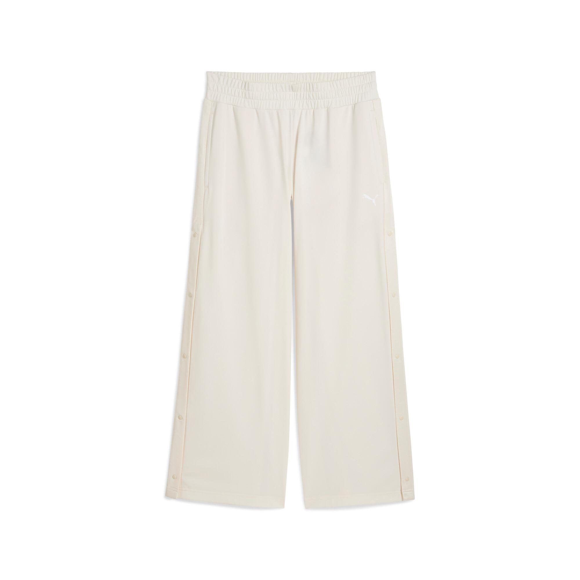PUMA Wardrobe Essentials Women's Low Rise Popper Pants Product Image