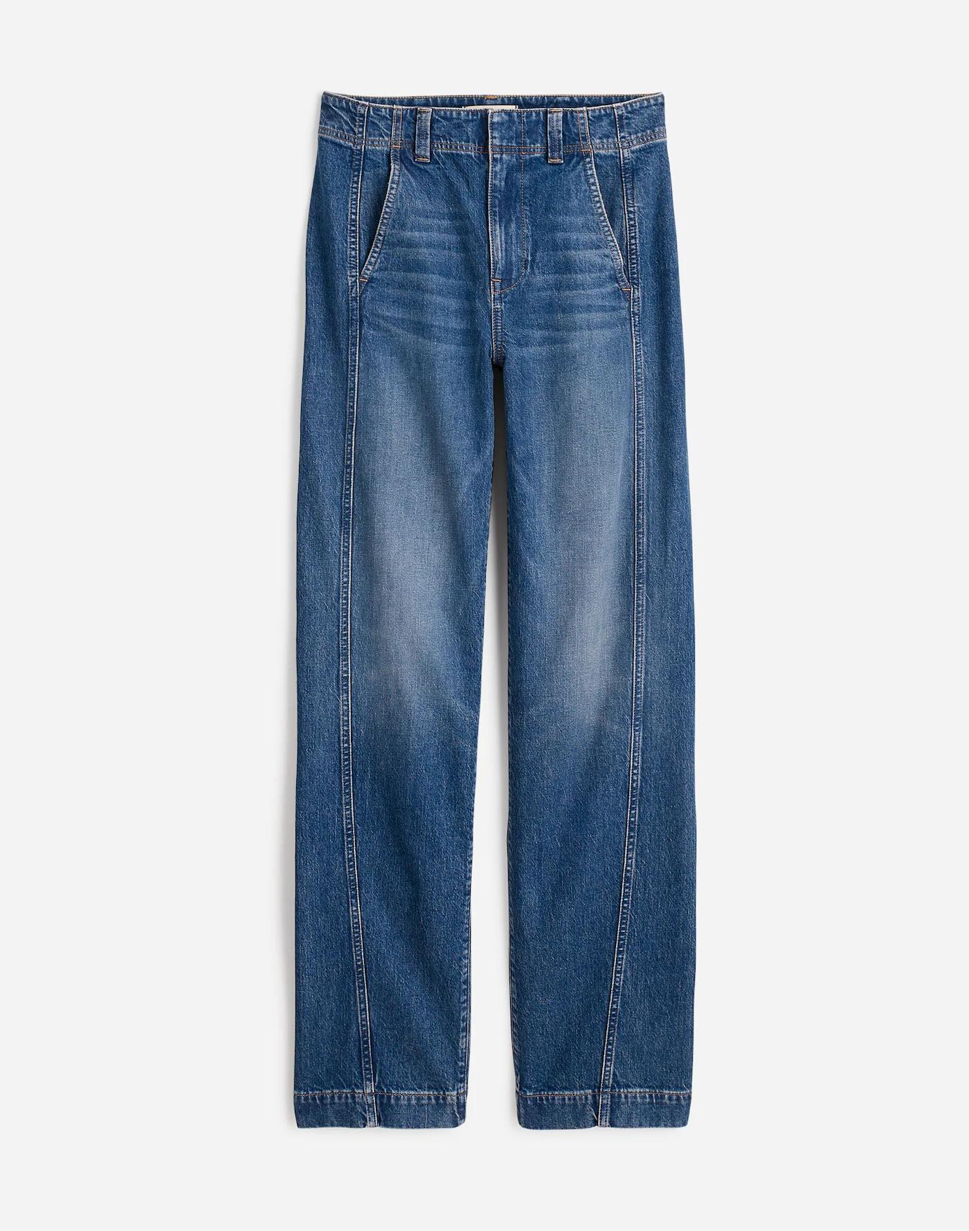 Tapered Denim Trousers Product Image