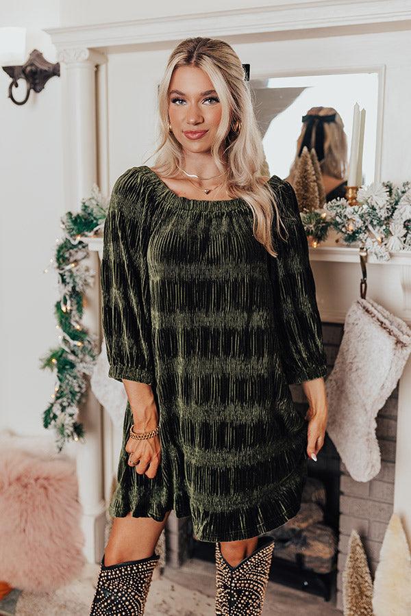 Waiting For You Velvet Dress Product Image