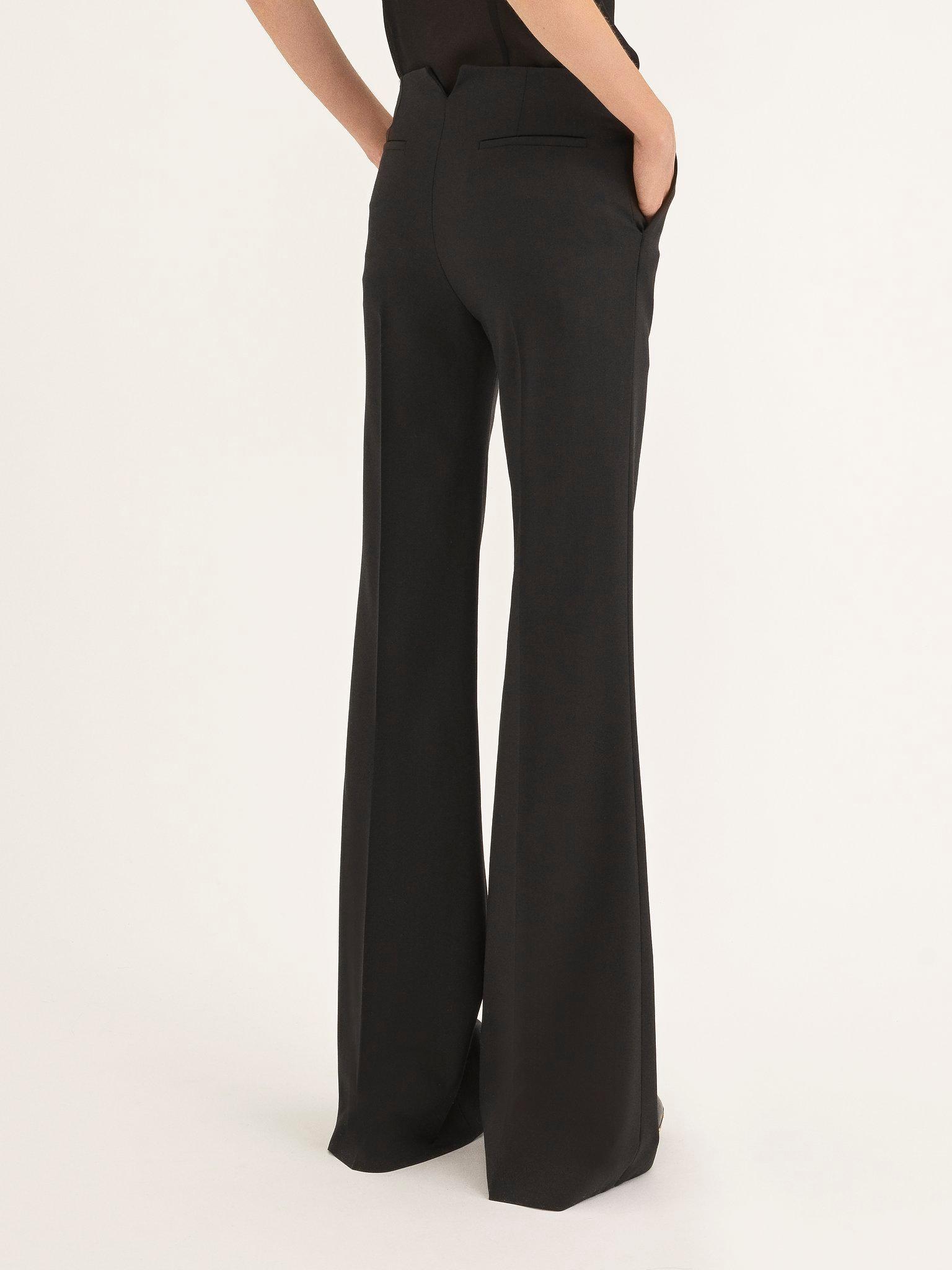 Flare pants in stretch wool Product Image