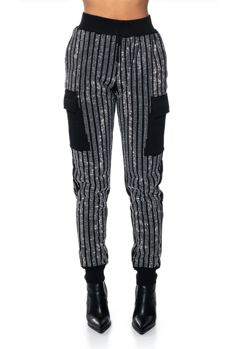 MELINA EMBELLISHED HOODED SWEATSHIRT Product Image