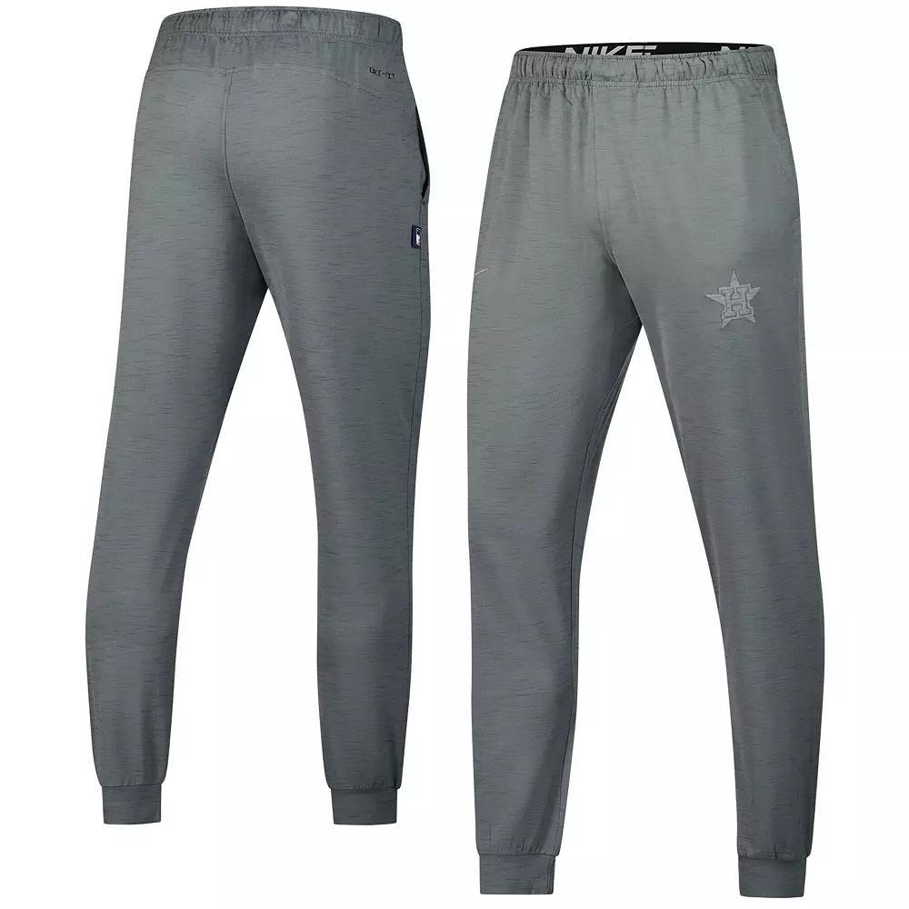 Men's Nike  Heather Gray Houston Astros Travel Performance Pants, Size: XL, Grey Product Image