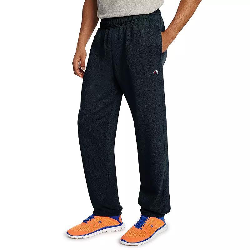 Men's Champion® Cinched Fleece Pants, Size: Medium, Oxford Gray Product Image