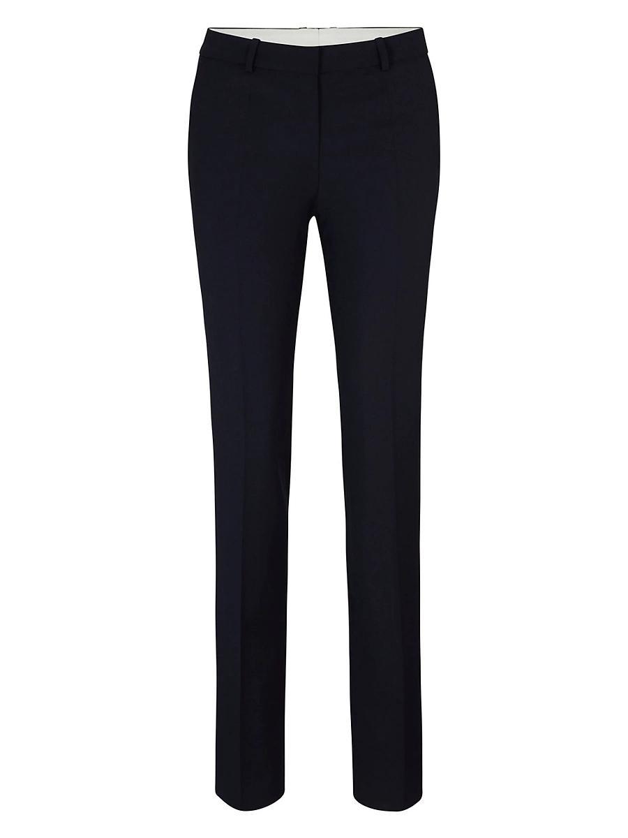 Womens Regular-Fit Trousers in Wool Product Image