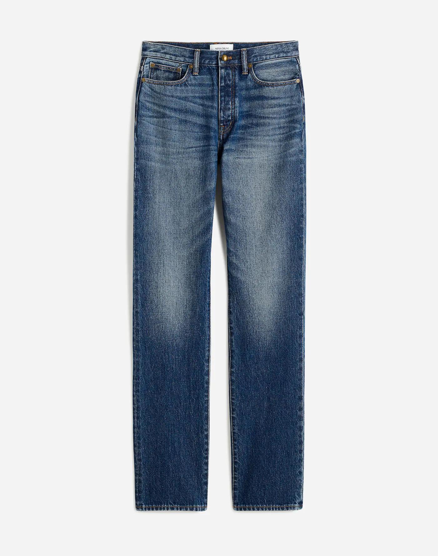Alexa Chung for Madewell High-Rise Straight Jean in Allendale Wash Product Image