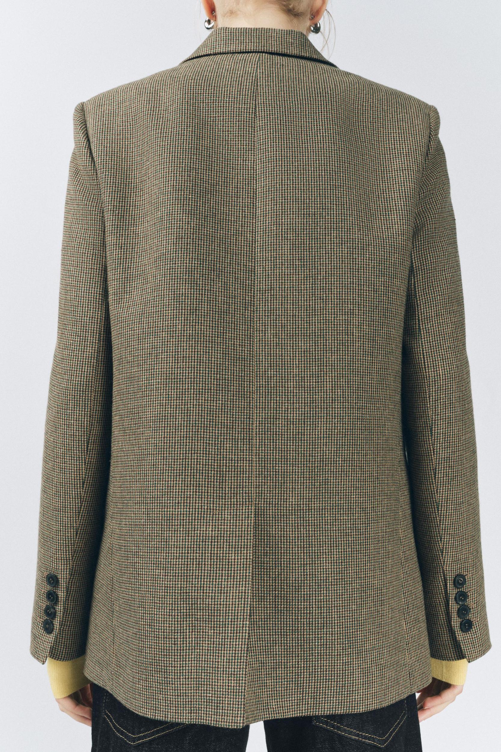 CHECKERED BLAZER ZW COLLECTION Product Image