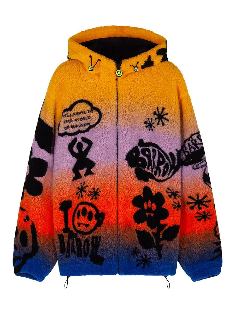 Mens Trippy Teddy Graffiti Coat Product Image