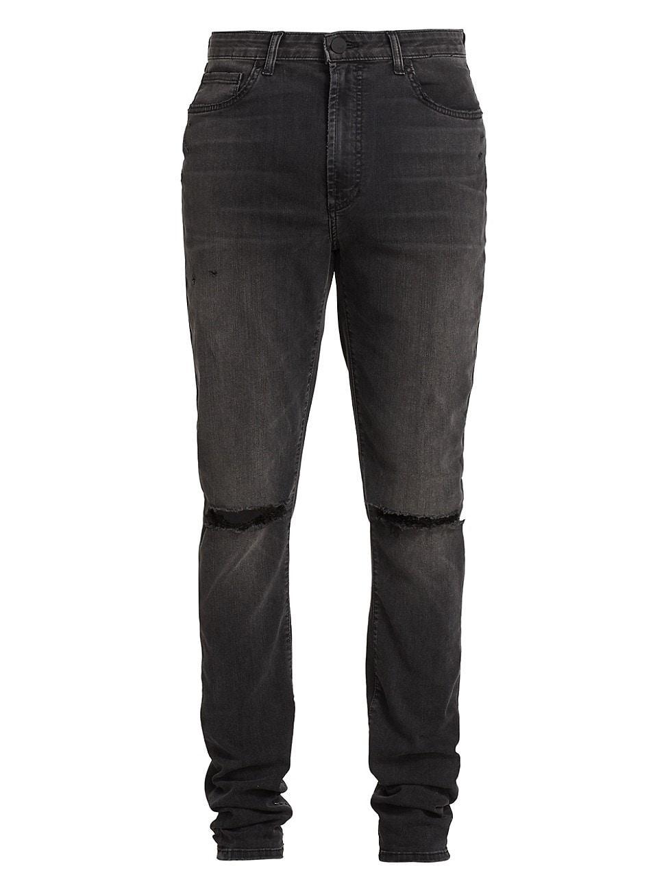 Mens Greyson Knee-Rip Skinny Jeans Product Image