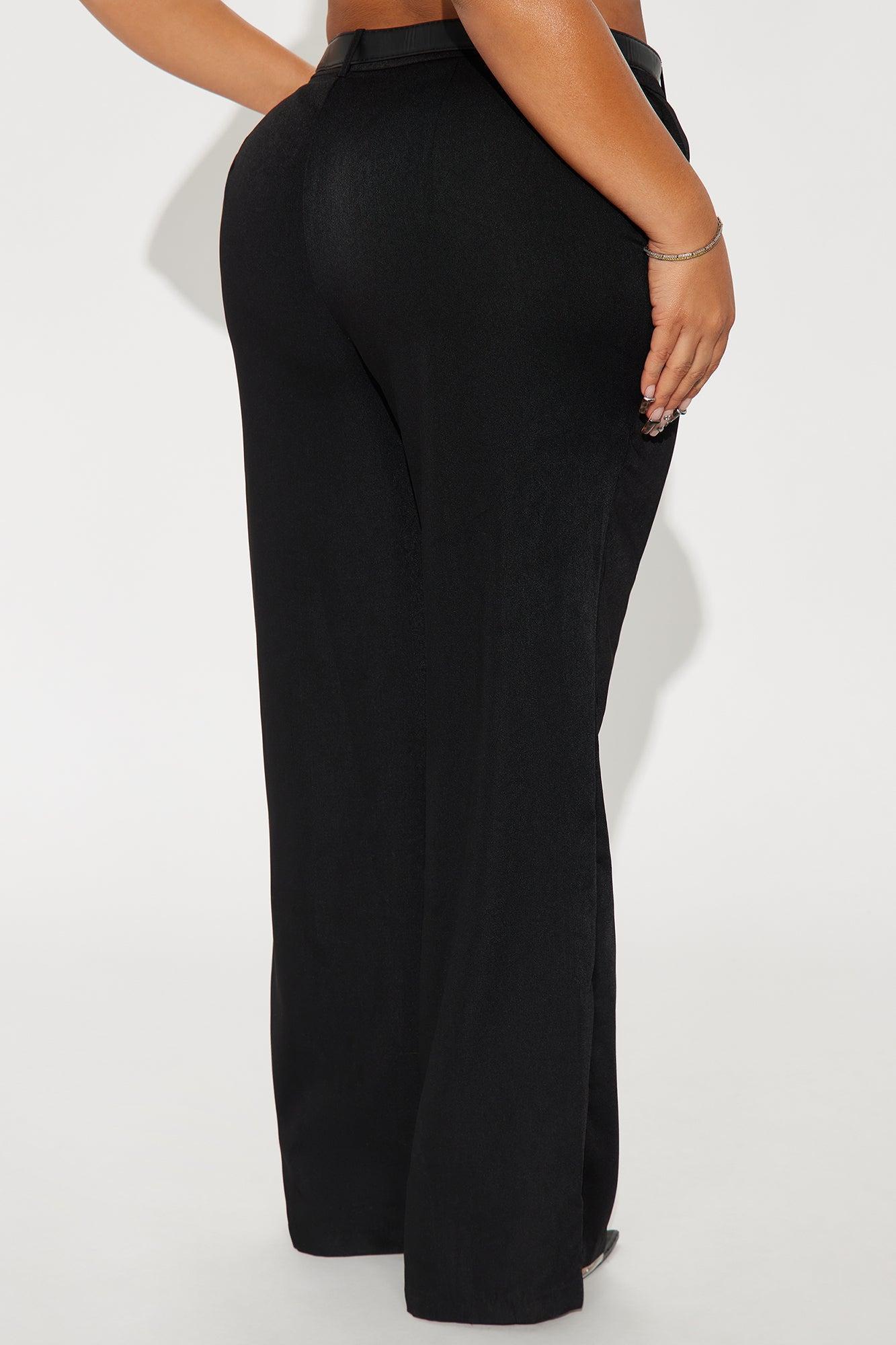 Benji Belted Trouser - Black Product Image
