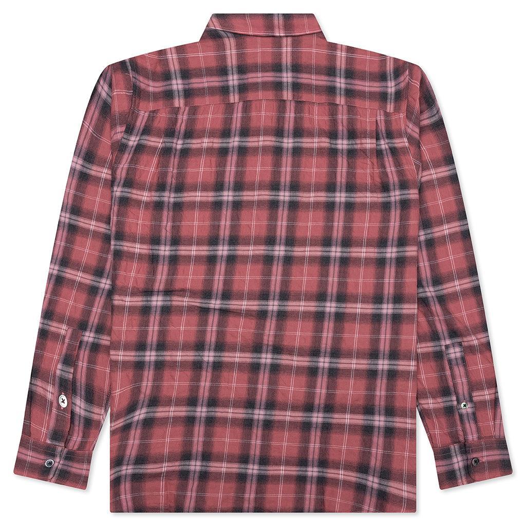 Beach Plaid Shirt - Red Male Product Image
