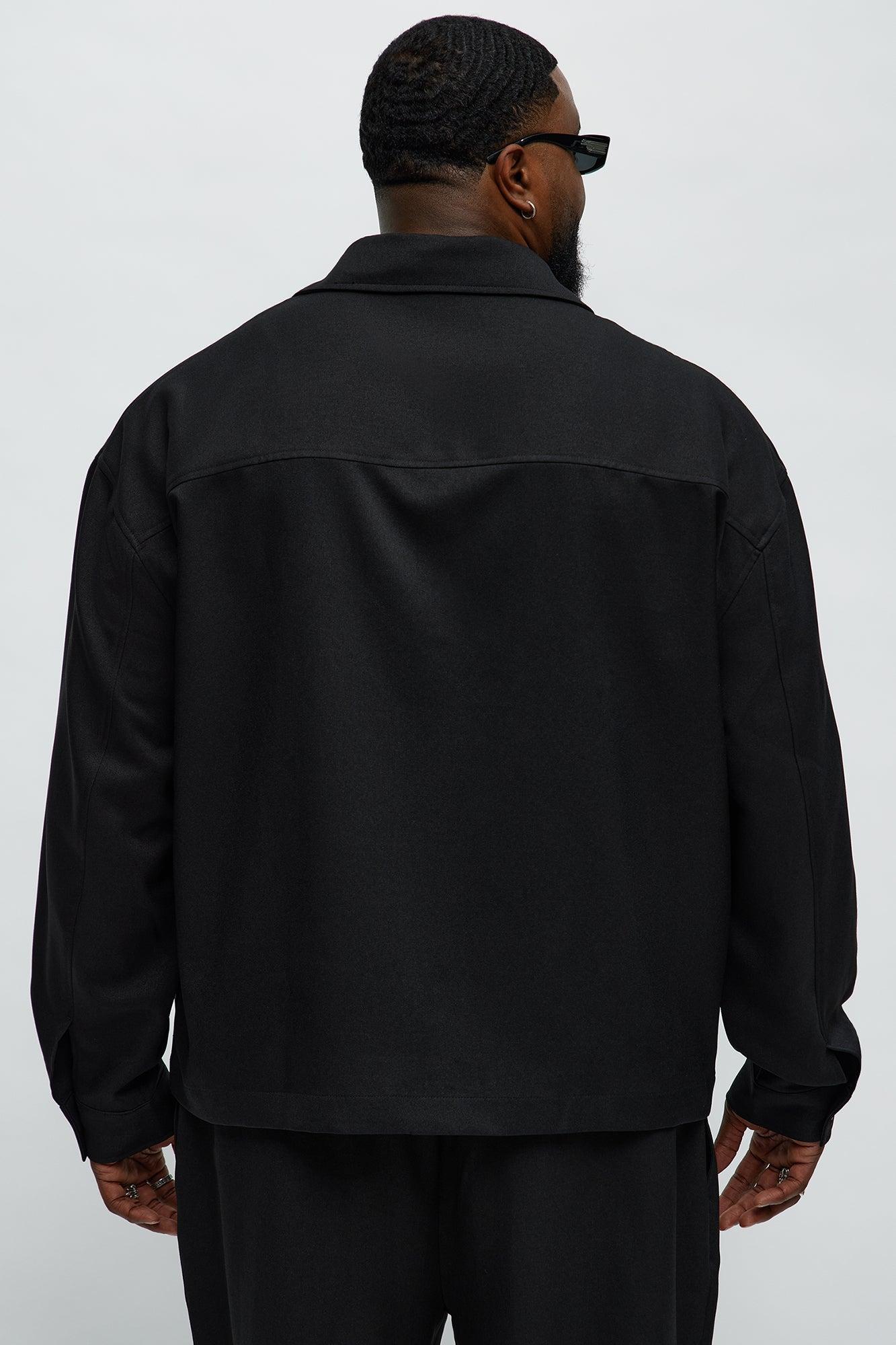 Relaxed Mara Overshirt - Black Product Image