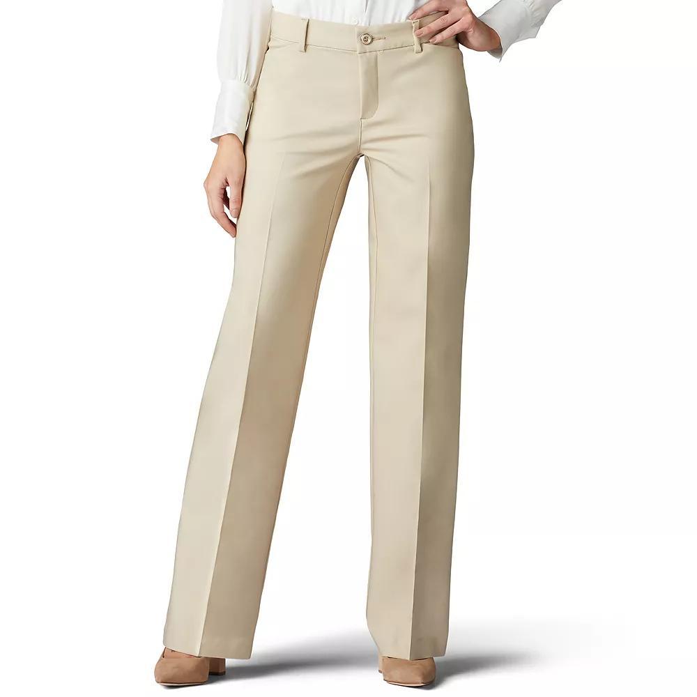Women's Lee® Flex Motion Trouser Pants, Size: 10 Regular, Bungalow Green Product Image