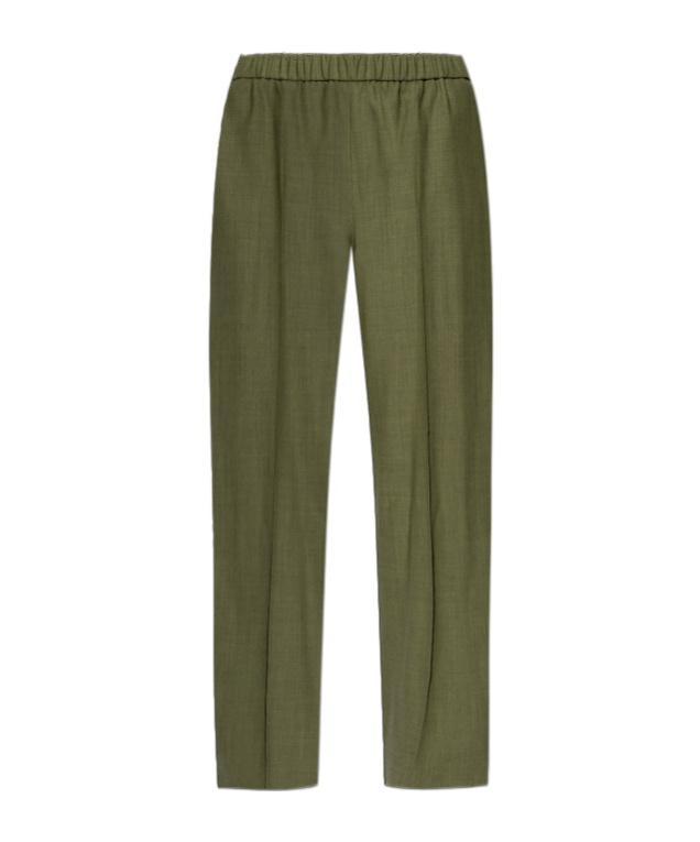 FABIANA FILIPPI Regular Tailored Trousers In Green Product Image