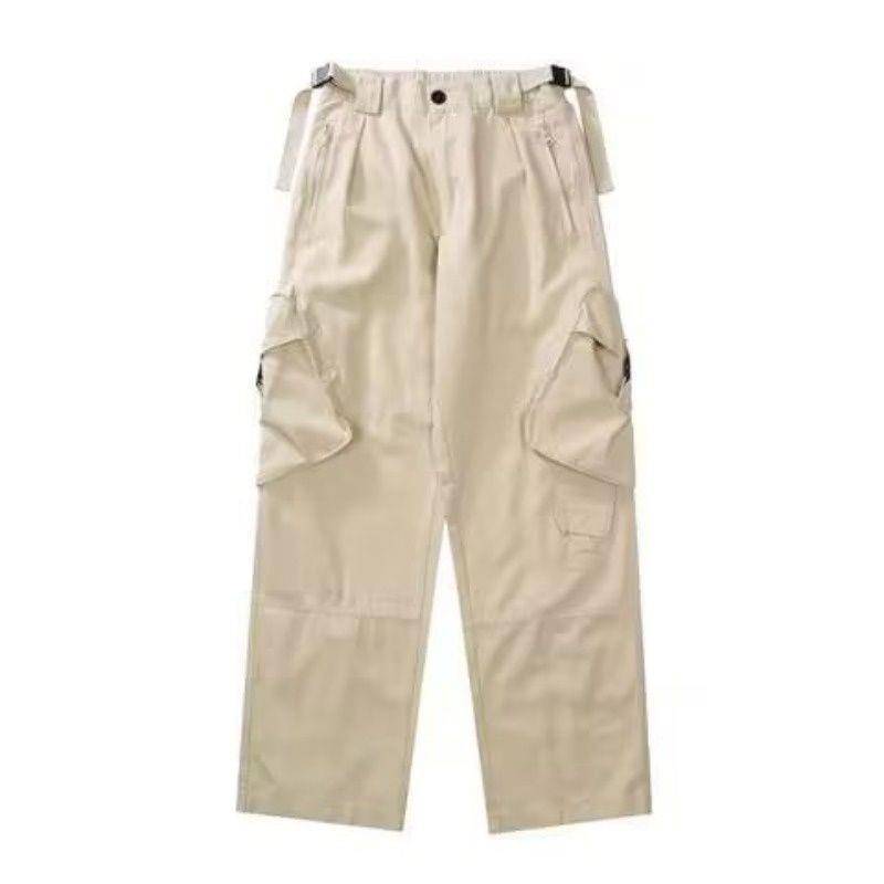 Sopula Men's Pleated Wide-Leg Big Pocket Performance Cargo Pants Product Image