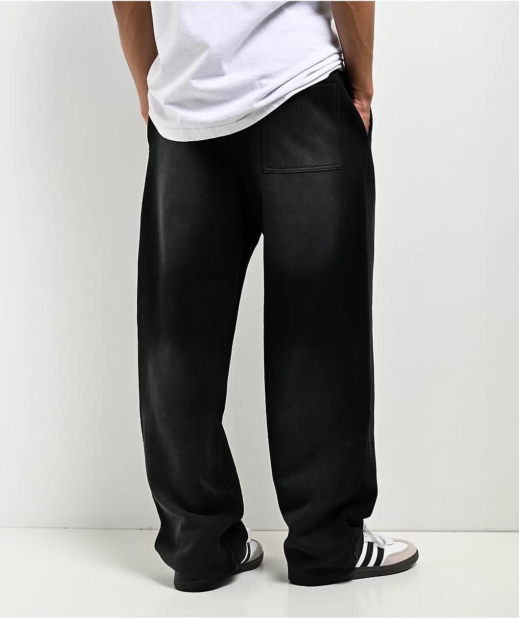 Ninth Hall Fundamentals Sunbleached Black Wash Zip Hoodie Product Image