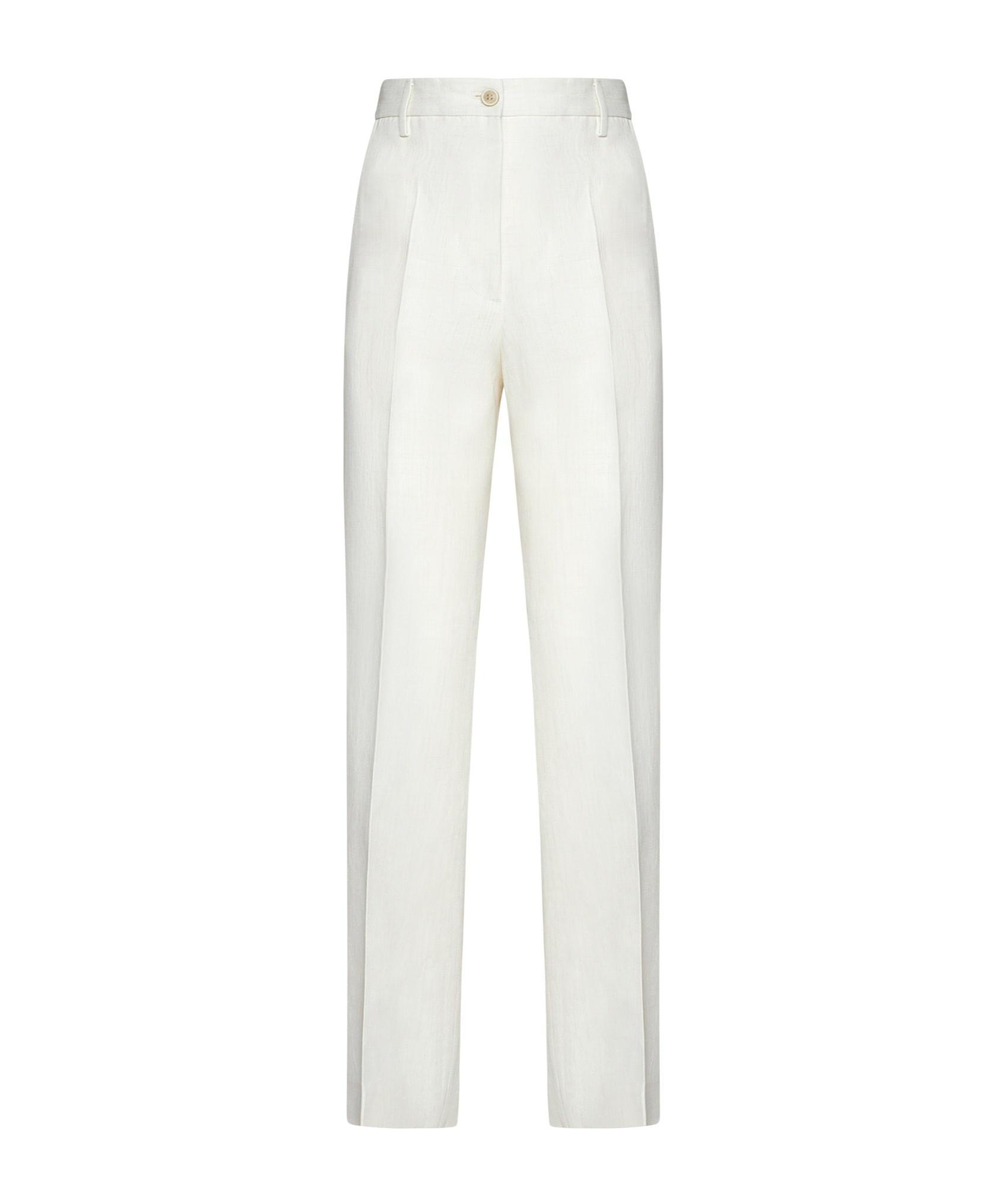 FABIANA FILIPPI Belt Ring Casual Pants In White Product Image