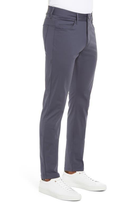 Rhone Commuter Men's Slim Fit Five Pocket Pants in Iron at Nordstrom, Size 36 Product Image