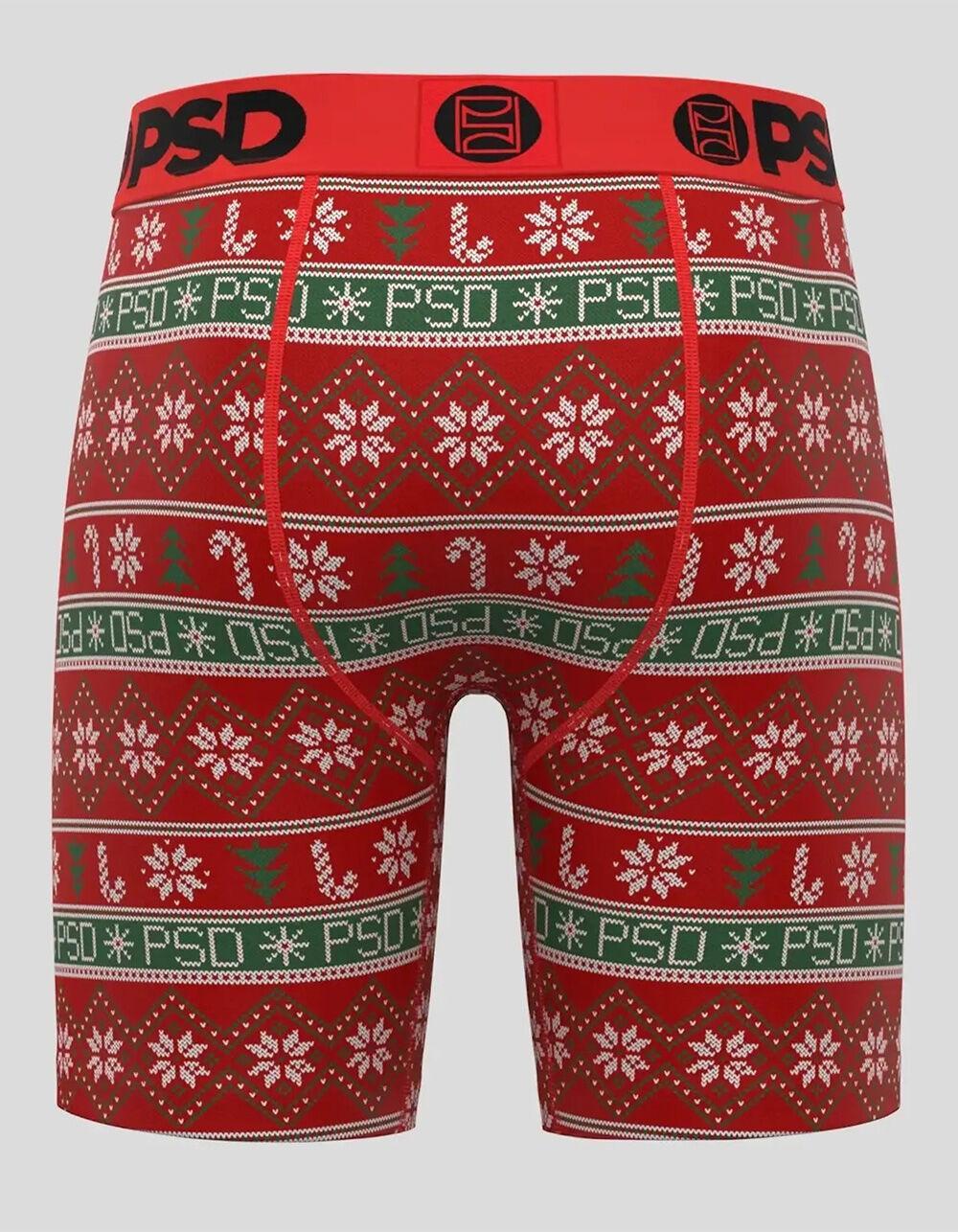 PSD Modal PSD Sweater Mens Boxer Briefs - RED Product Image