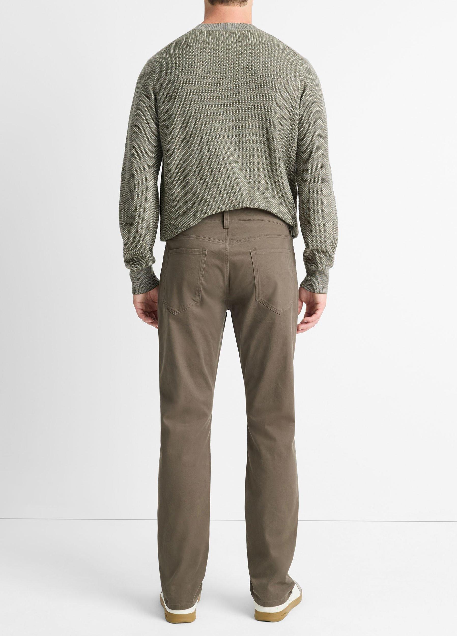 Mens Dylan Slim 5-Pocket Peached Stretch-cotton Pant, Frog, Size 30 Vince Product Image