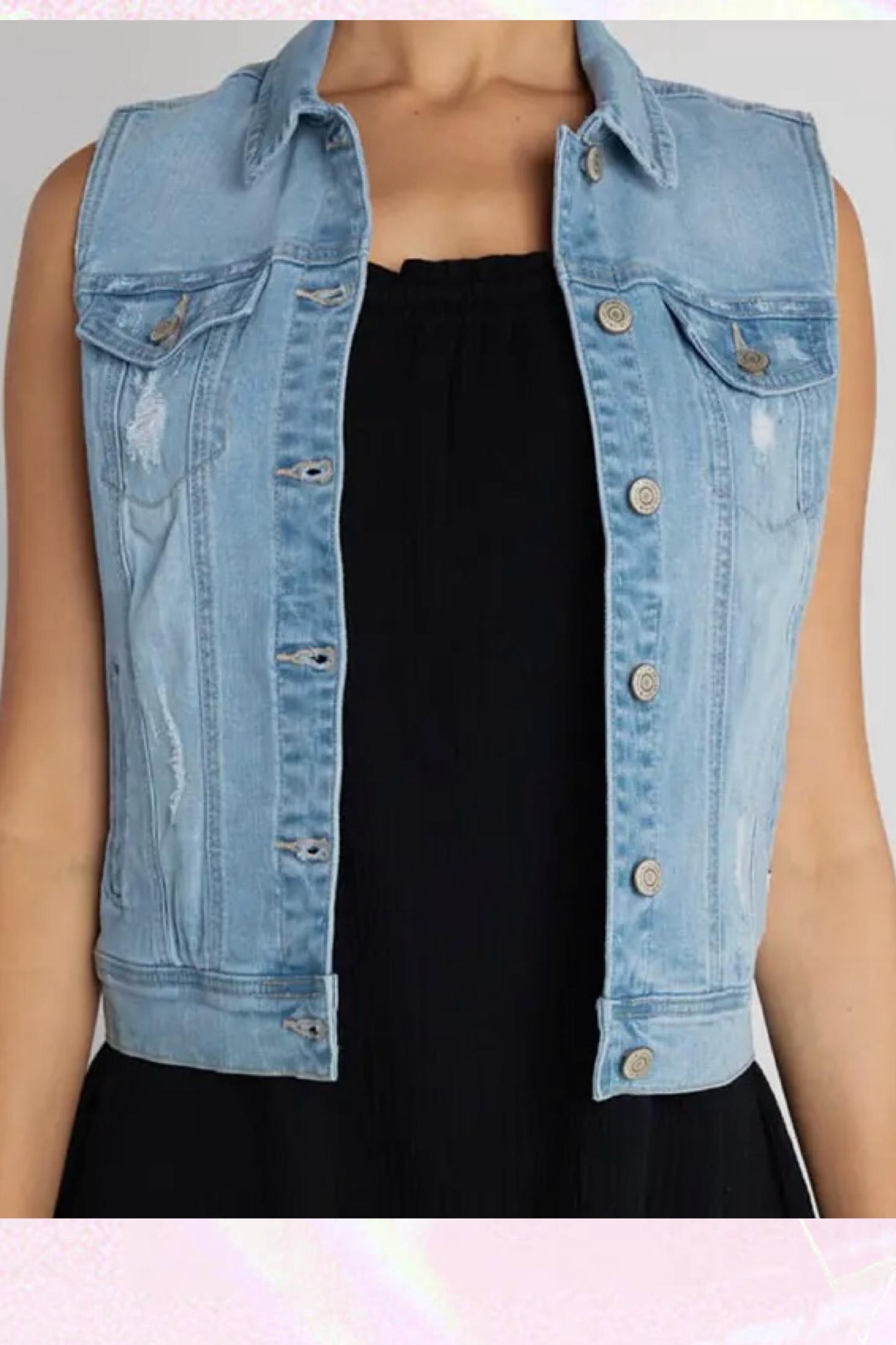 Denim Vest Product Image