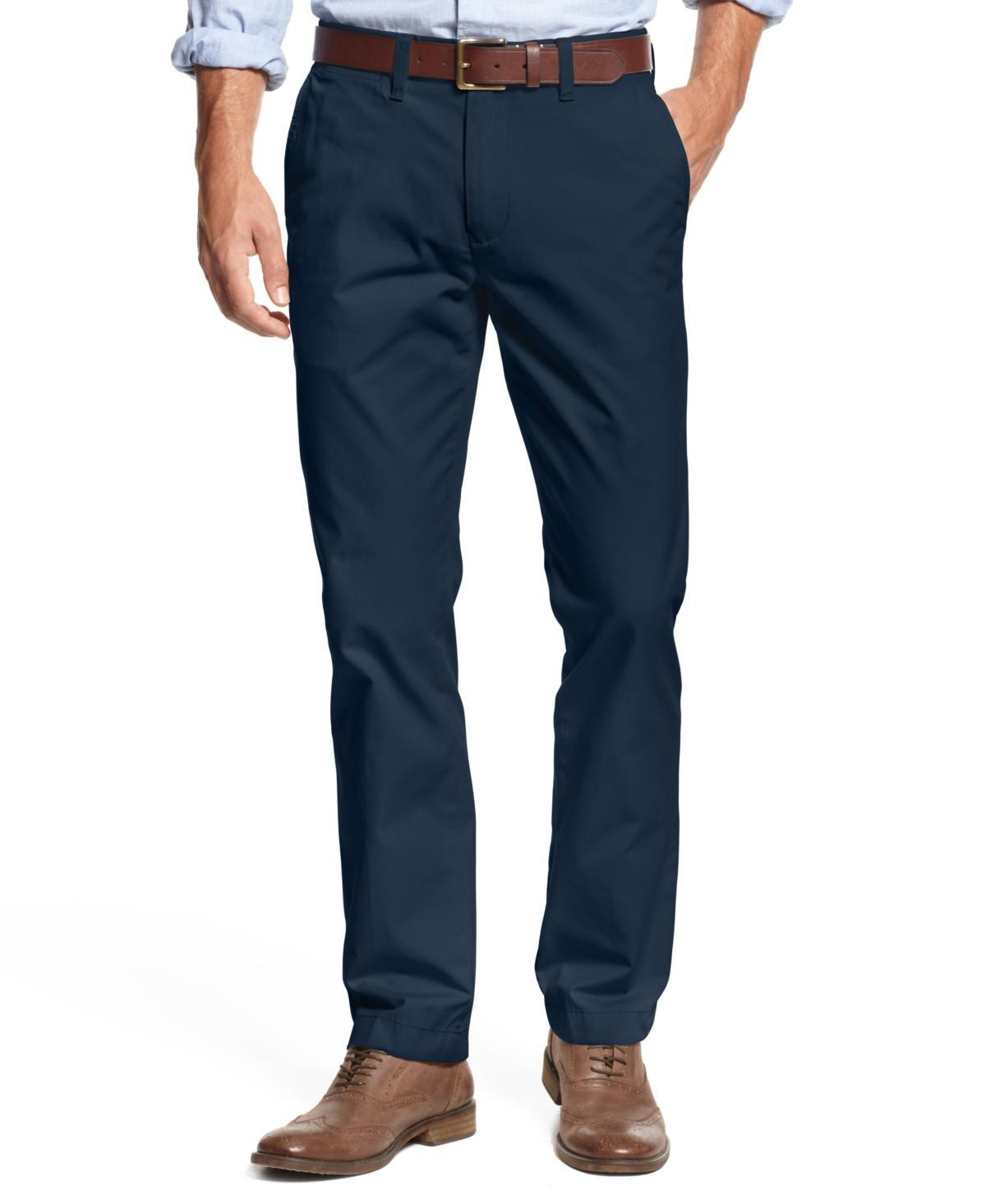 Men's Tommy Hilfiger Custom-Fit Chino Pants, Size: 38 X 32, Sand Green Product Image